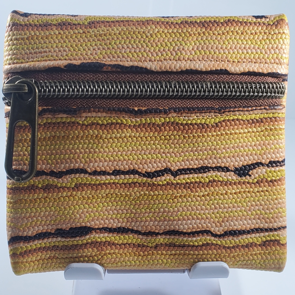 Textured Multicolor Coin Purse - Picture 8 of 9